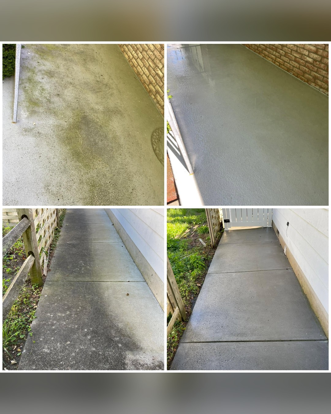Walkway and patio wash