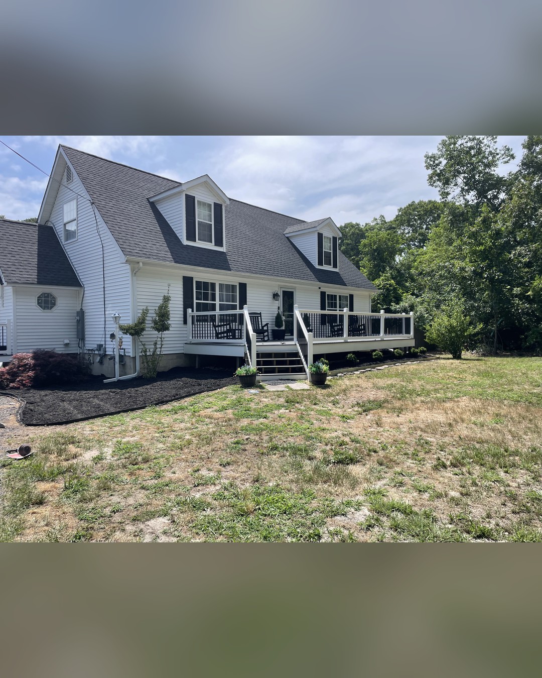 New deck and railing